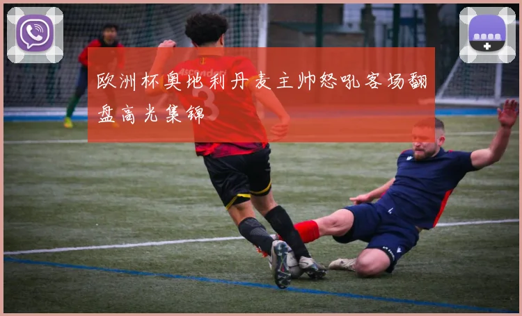 欧洲杯奥地利丹麦主帅怒吼客场翻盘高光集锦